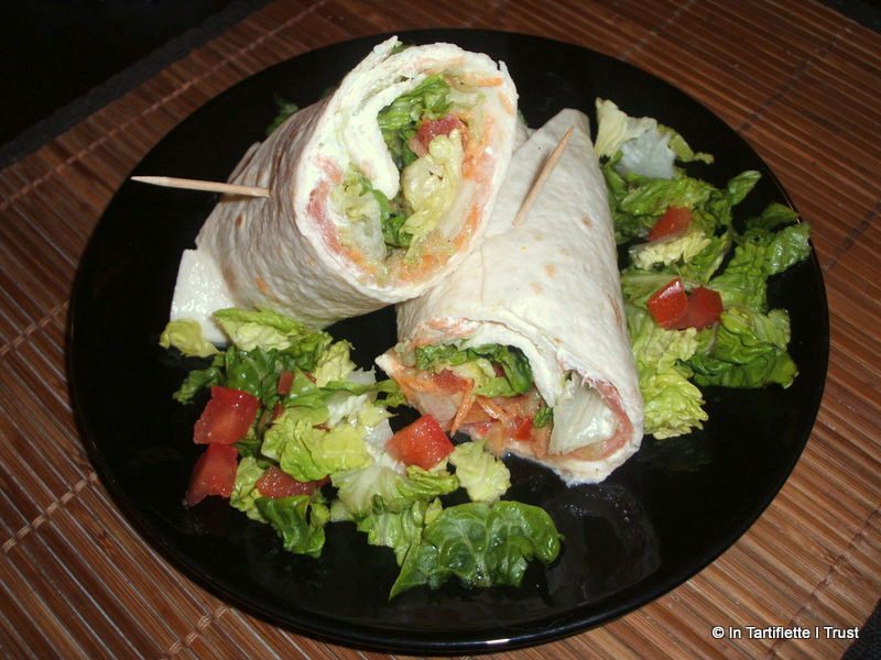 wraps saumon