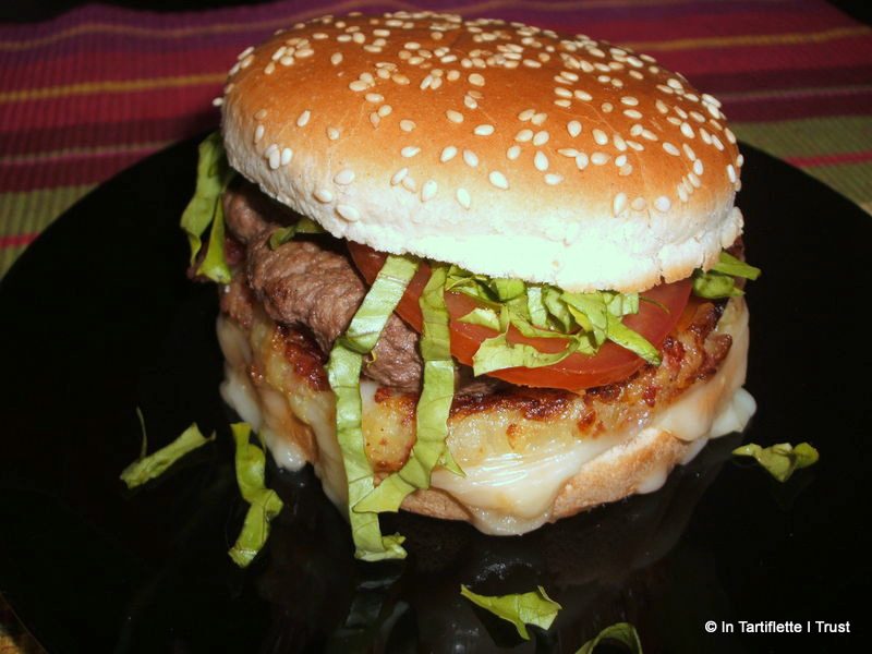 burger boeuf pomme de terre