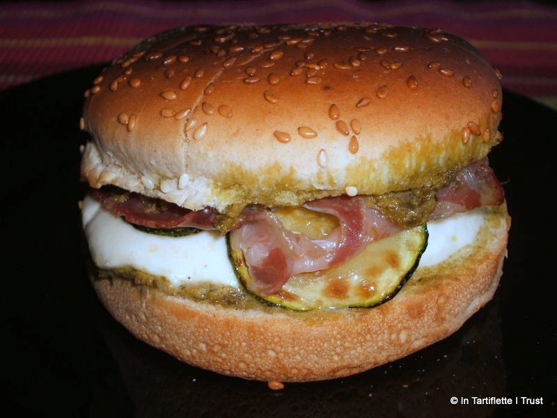 burger coppa boeuf pesto