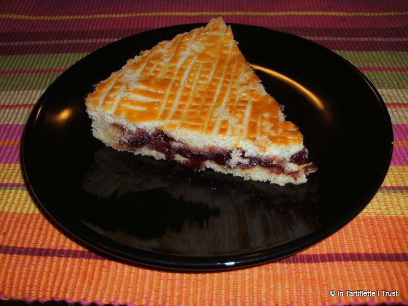 gateau basque cerises