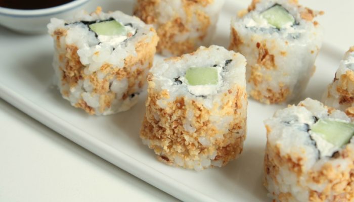 California makis croustillants au concombre & fromage frais