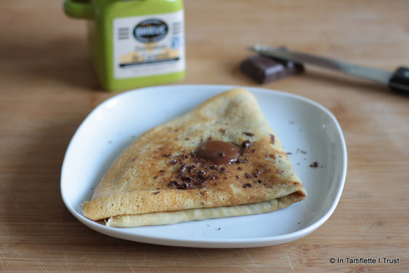 Crêpes au chocolat & caramel