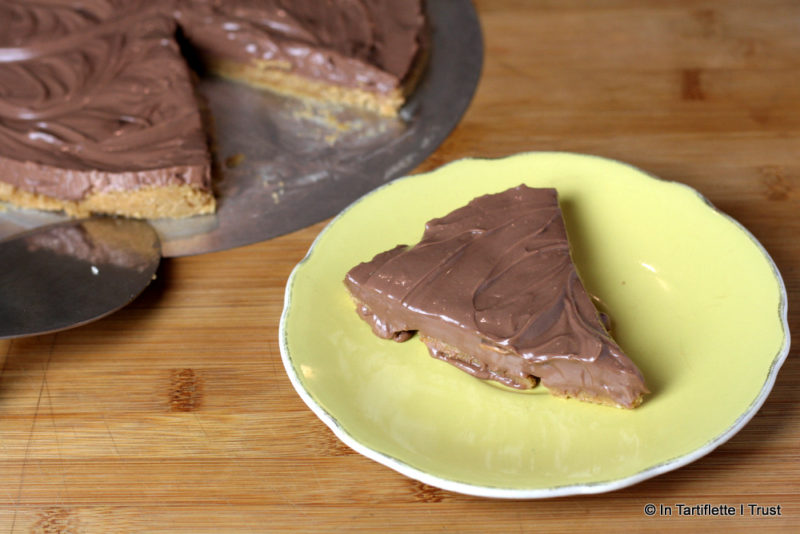 Cheesecake à la pâte à tartiner chocolat noisettes